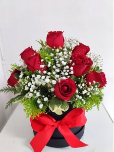 Box com 10 rosas